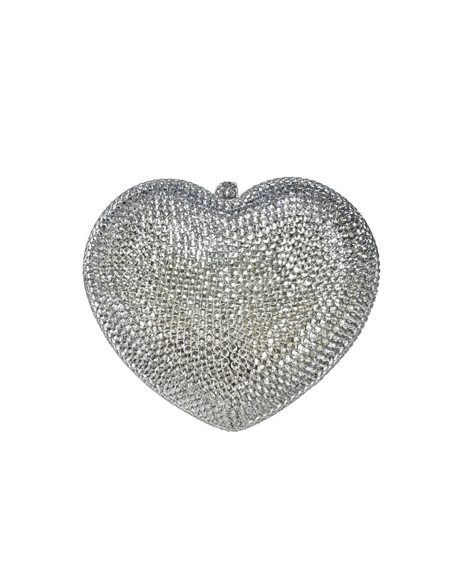 AMOUR CRYSTAL CLUTCH (SILVER) - Lurelly