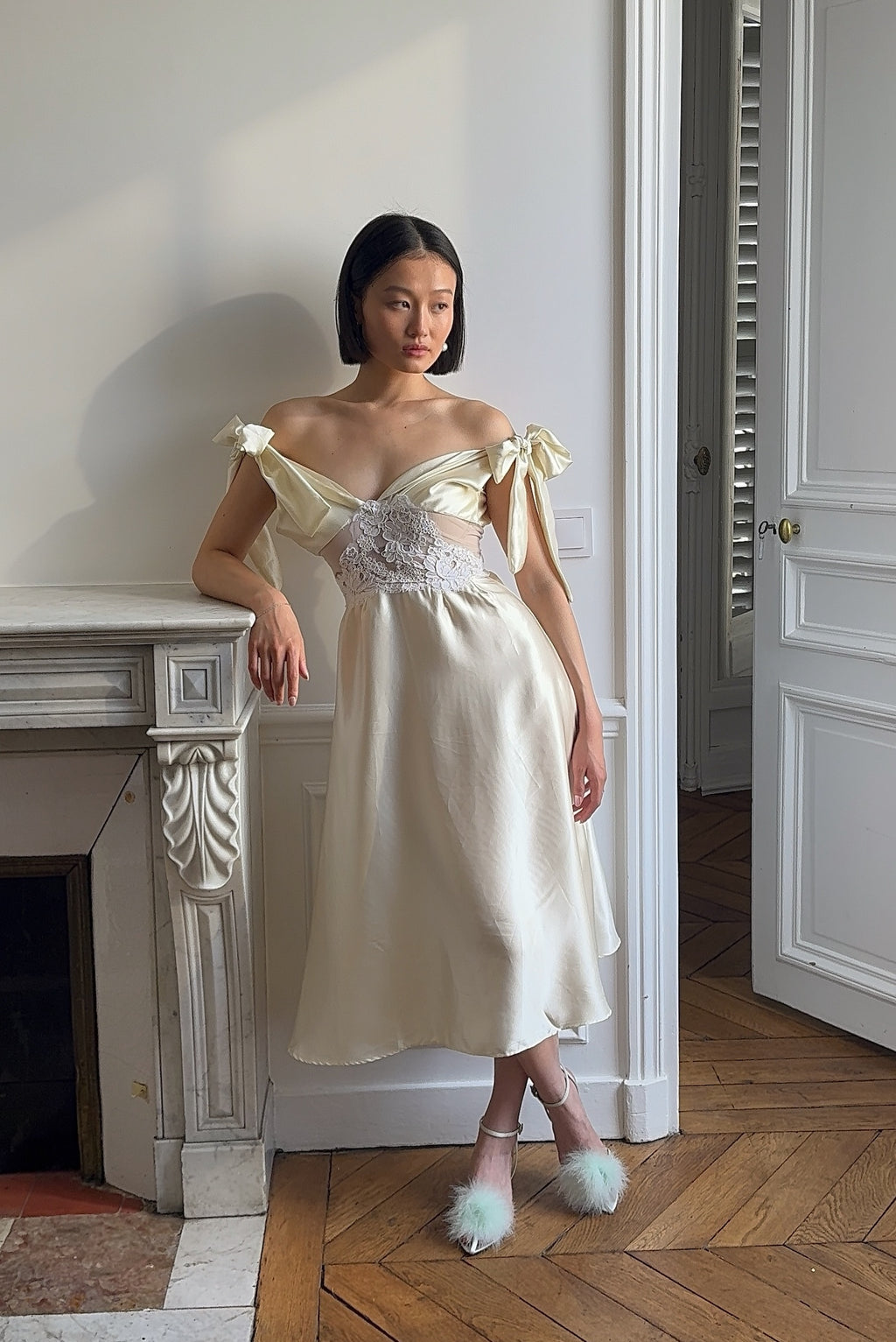 ROSE SILK DRESS