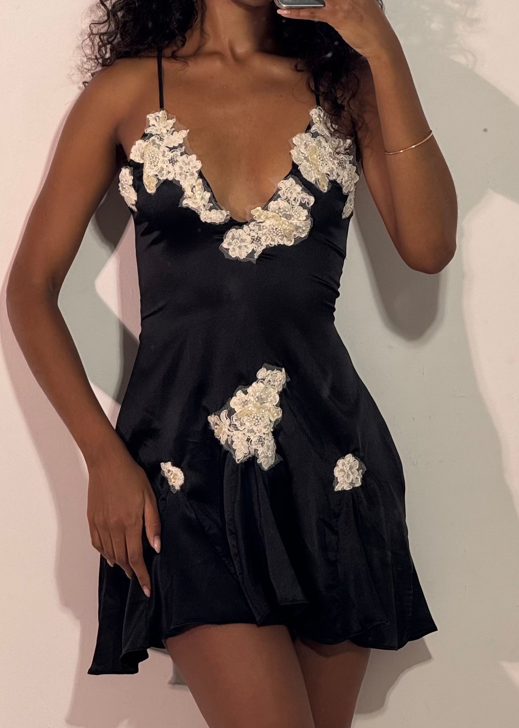 CLAIR DE LUNE SILK DRESS