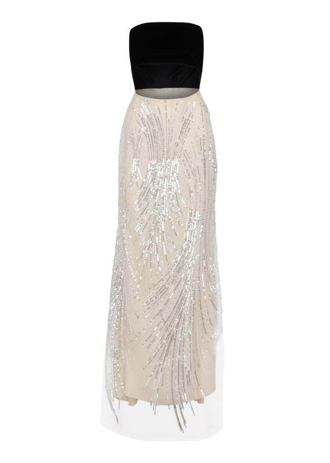 PEARL BEADED GOWN - Lurelly