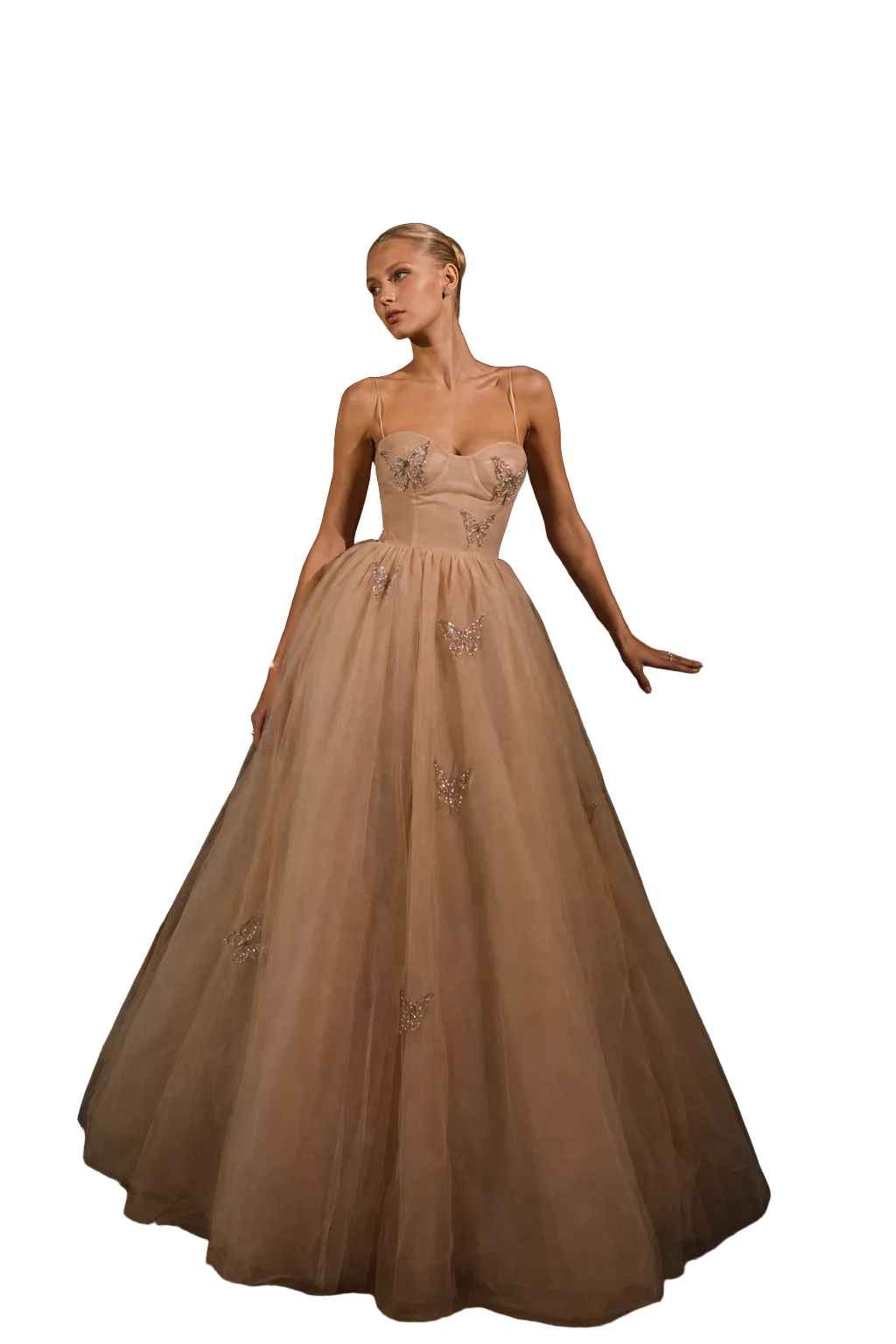 PAPILLON TULLE GOWN