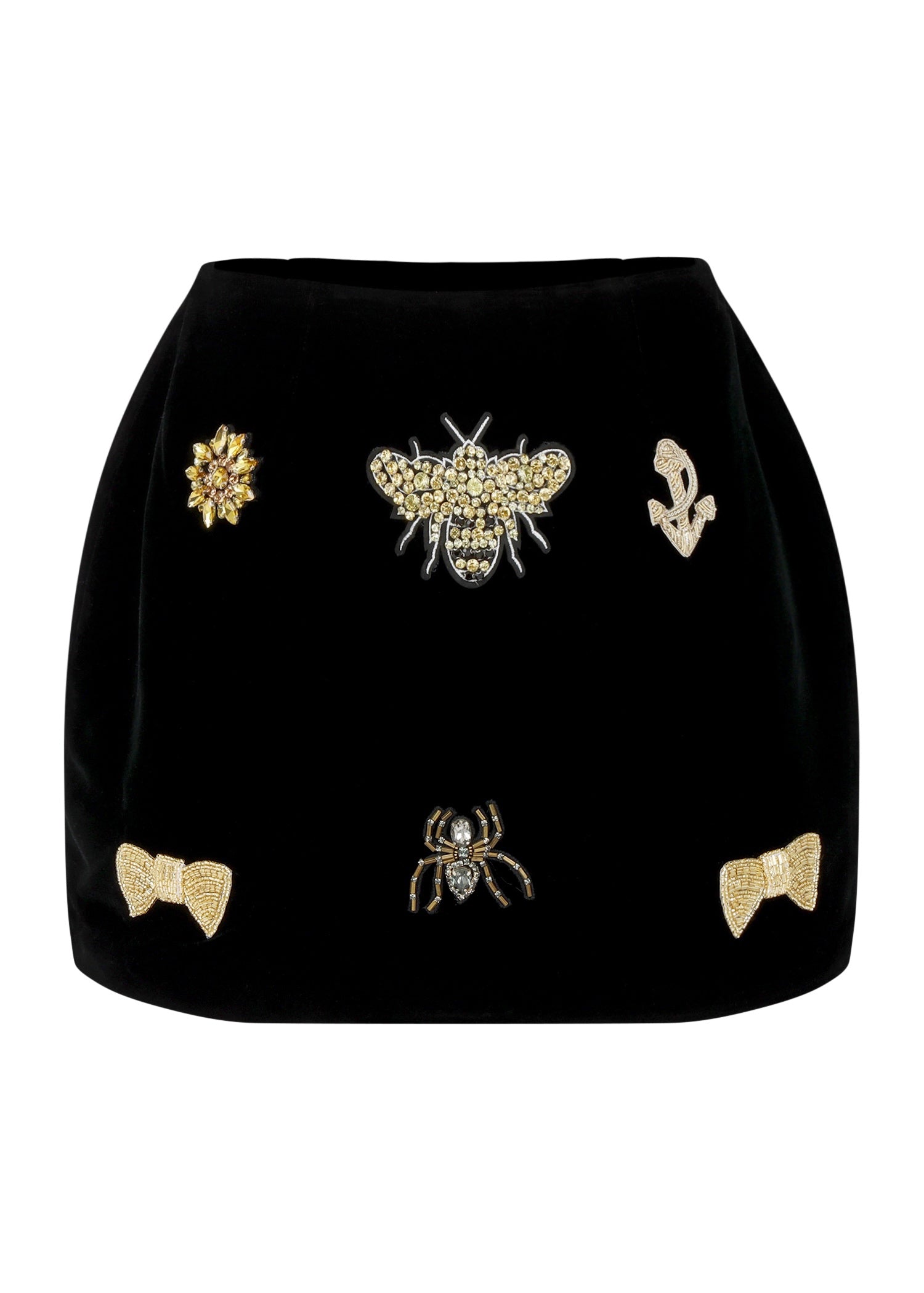 BEE EMBELLISHED SKIRT - Lurelly