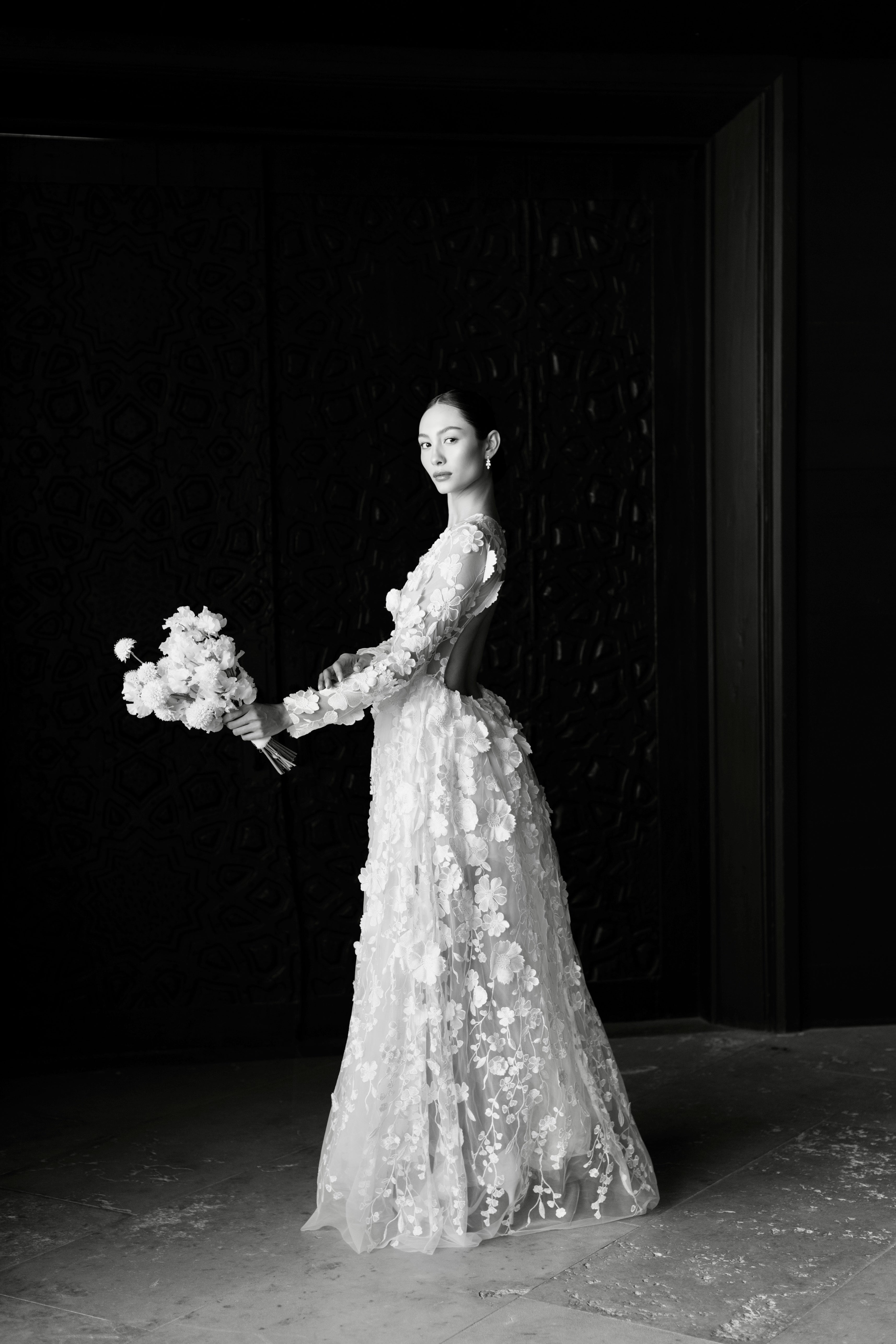 TUSCANY FLORAL GOWN SAMPLE