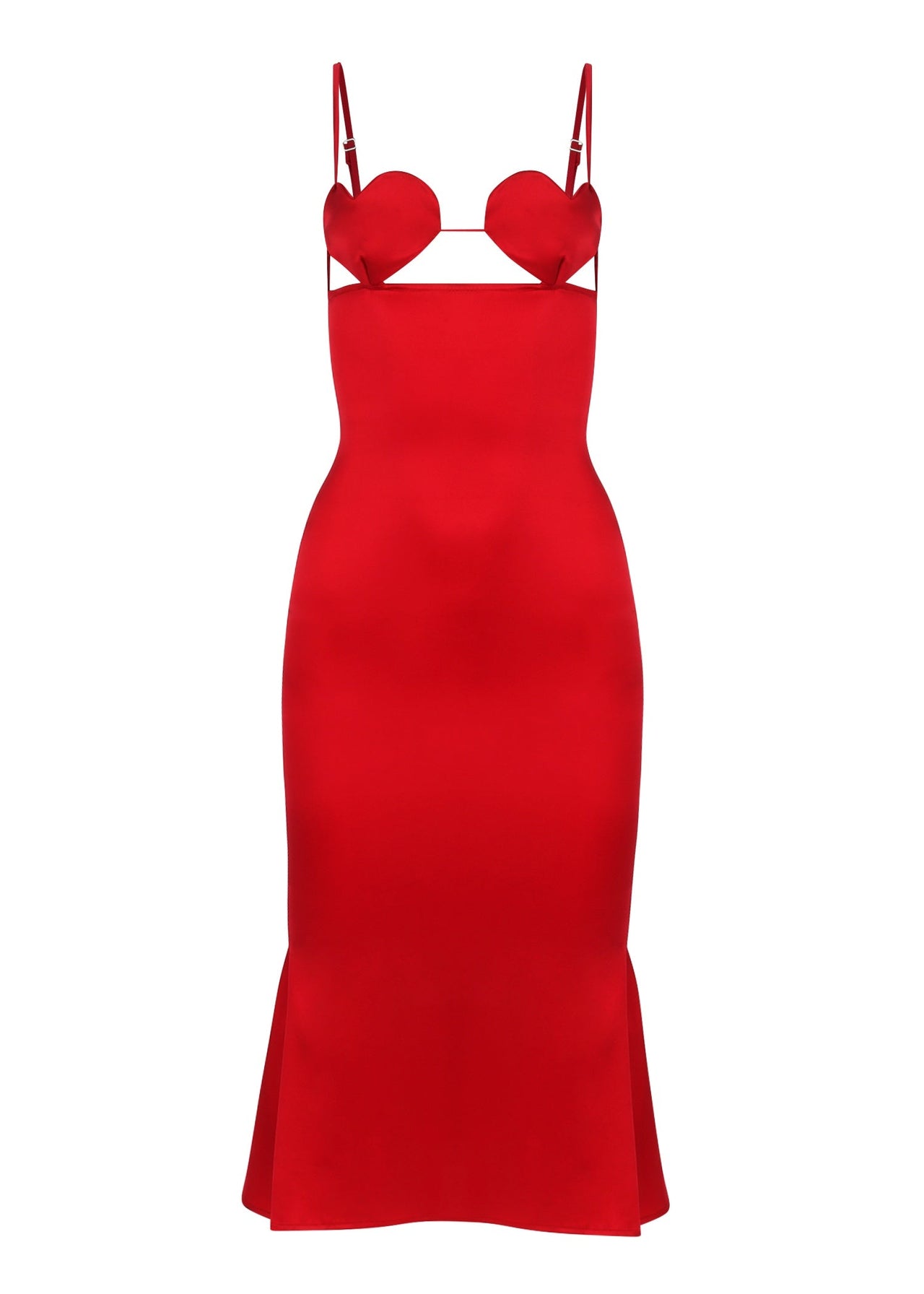 LOVER SILK DRESS (RED) - Desert Vintage