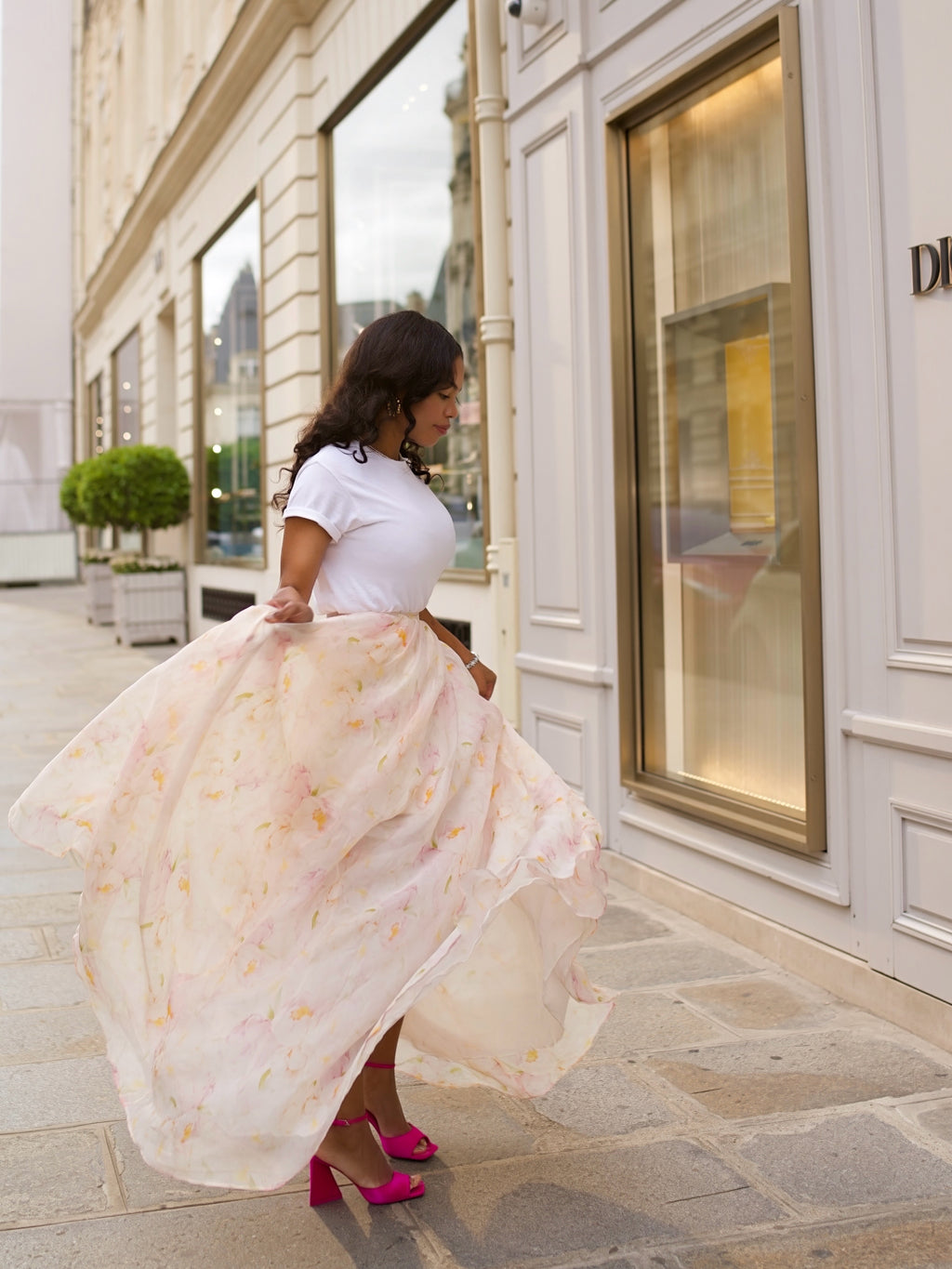 VENTEUX SILK SKIRT