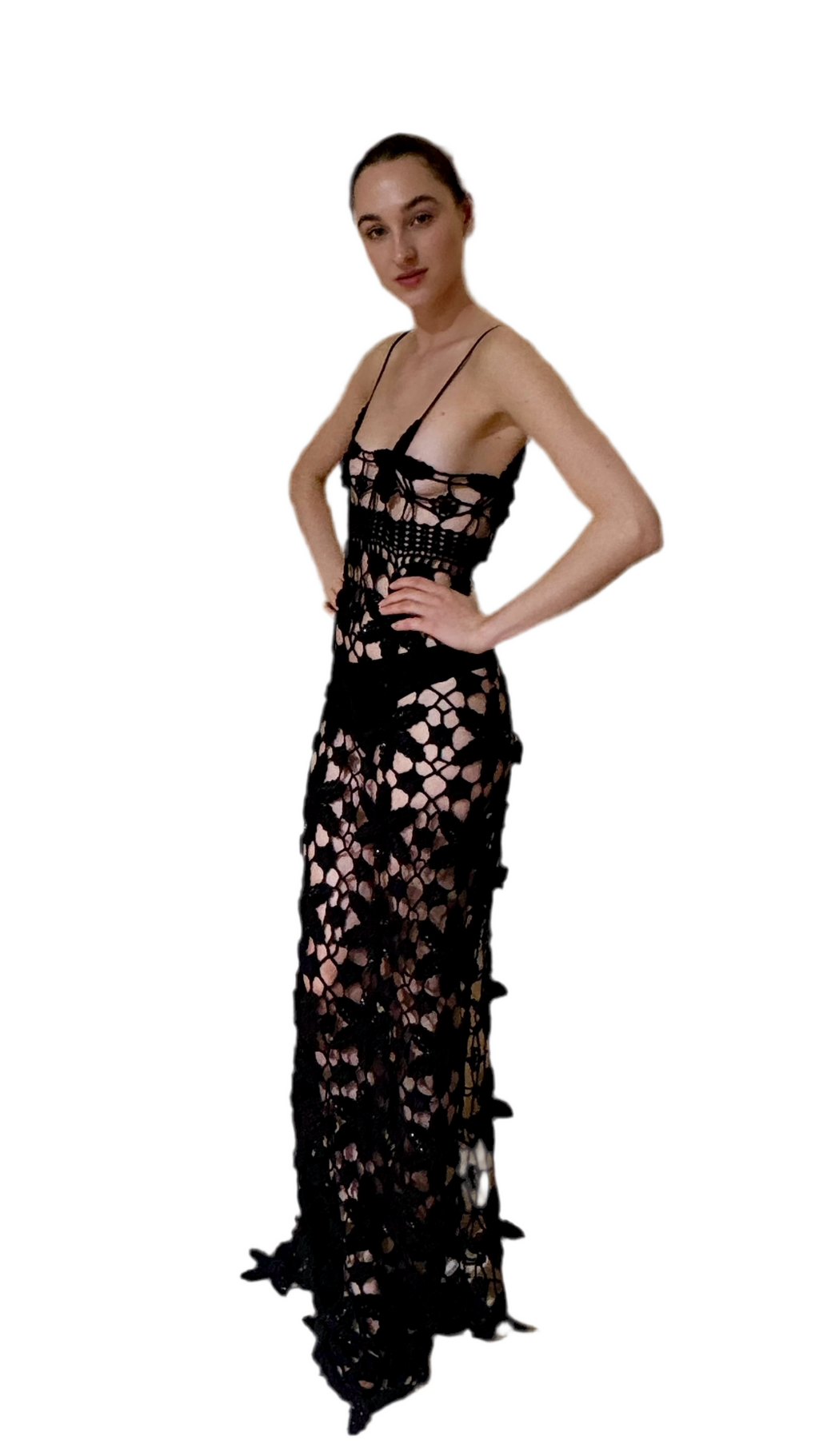 STARLIGHT CROCHET GOWN