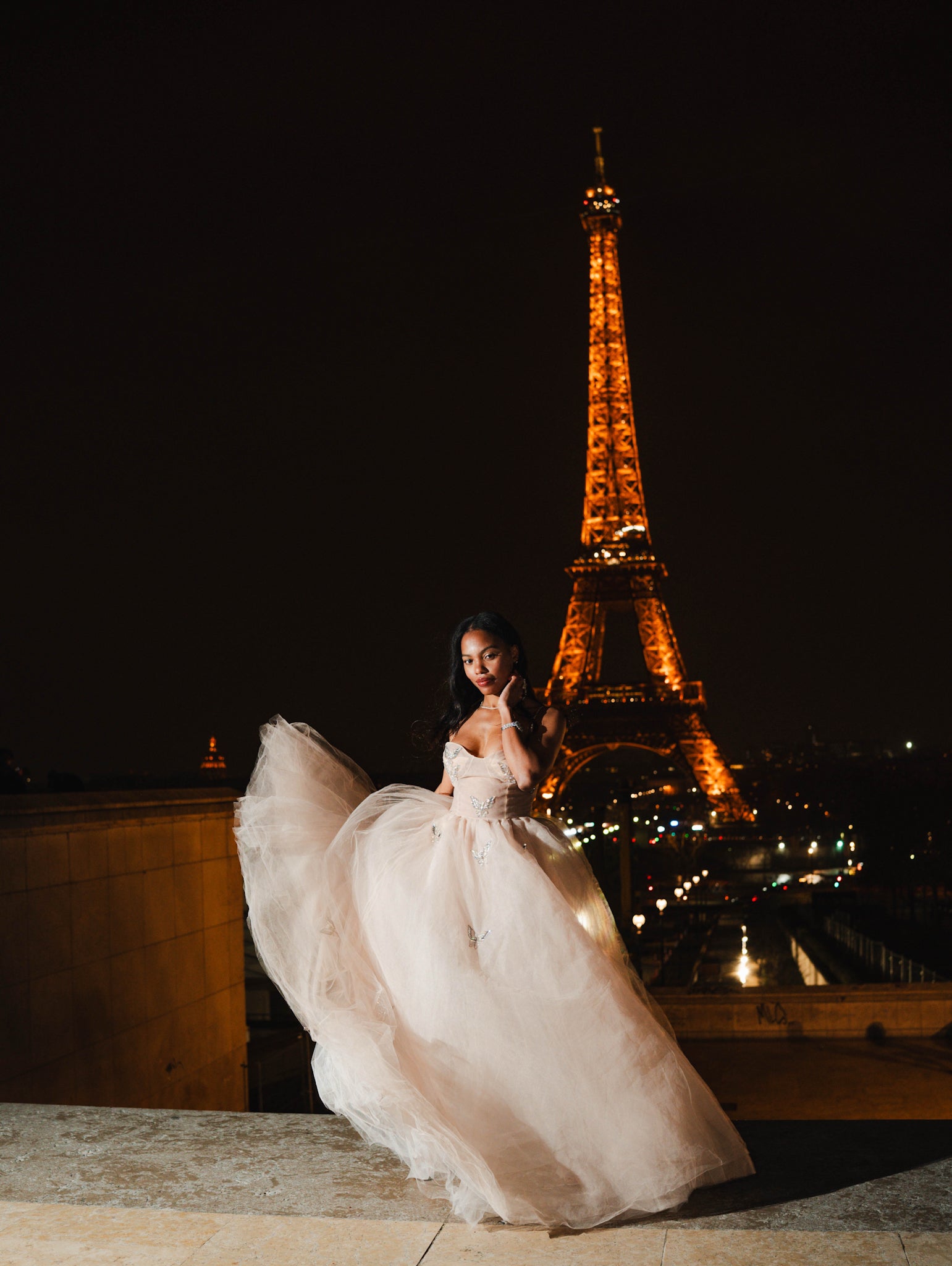 PAPILLON TULLE GOWN