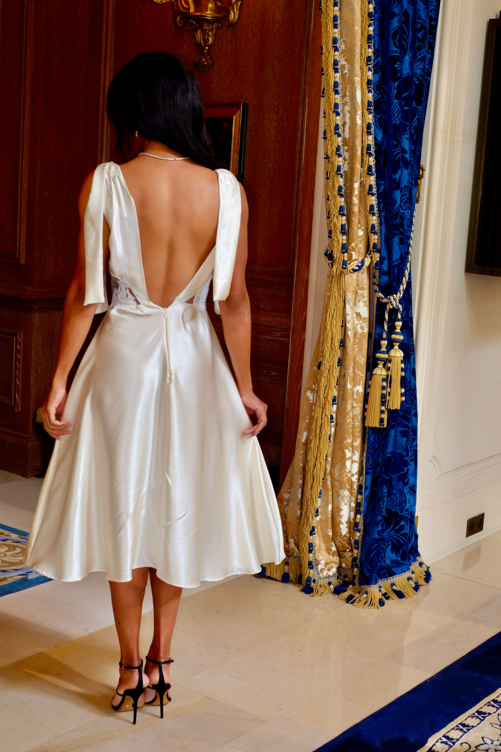 ROSE SILK DRESS