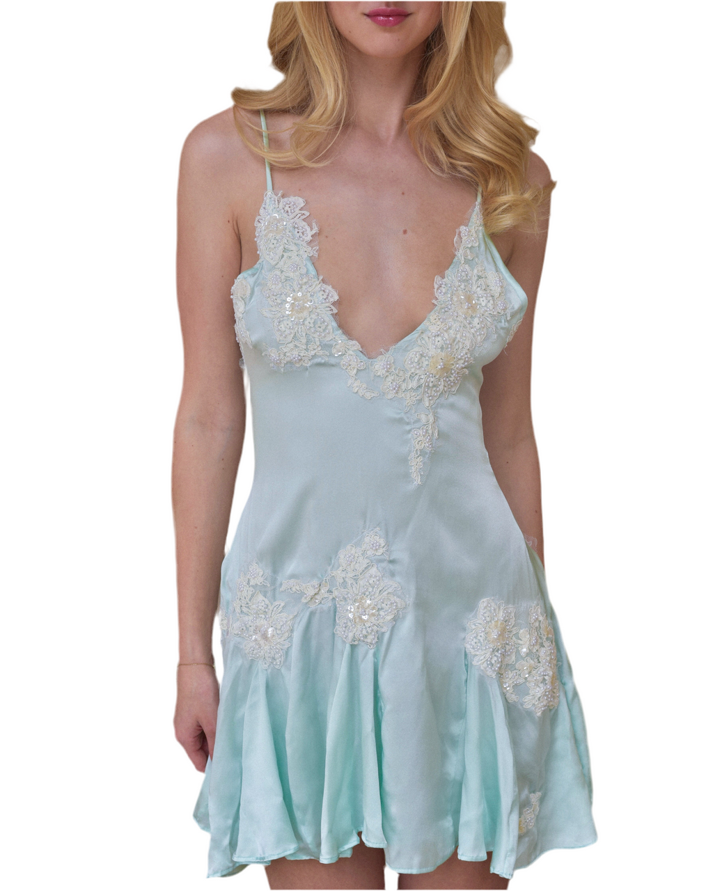 CLAIR DE LUNE SILK DRESS