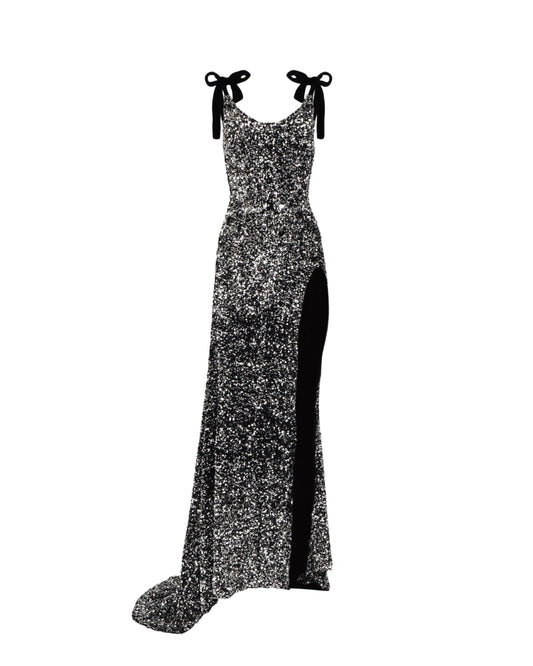 AUDREY SEQUIN GOWN