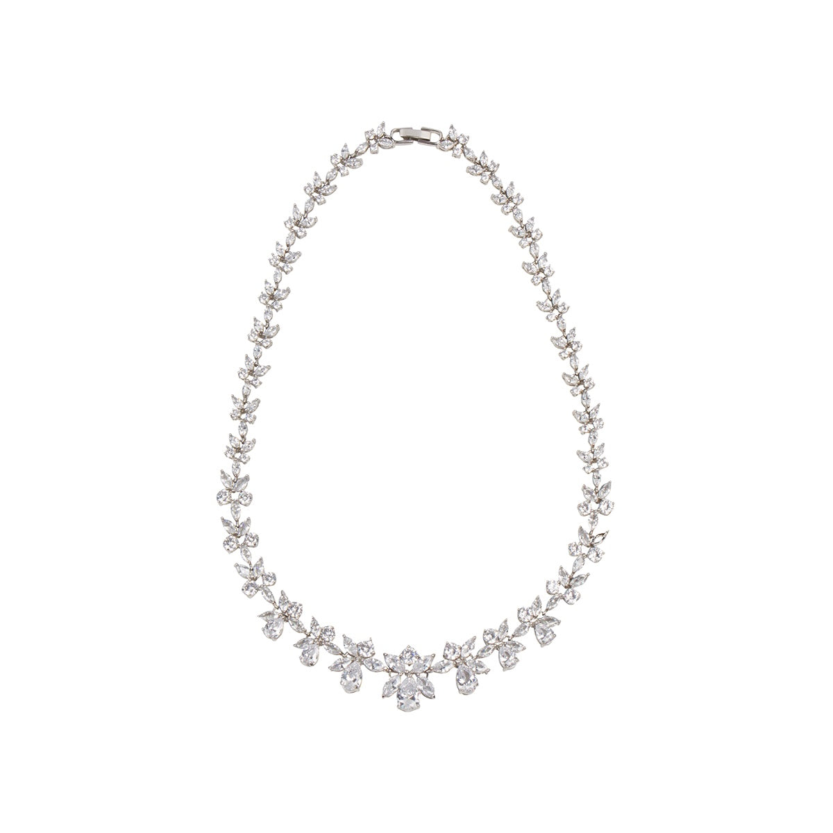 HEPBURN NECKLACE - SILVER - Lurelly