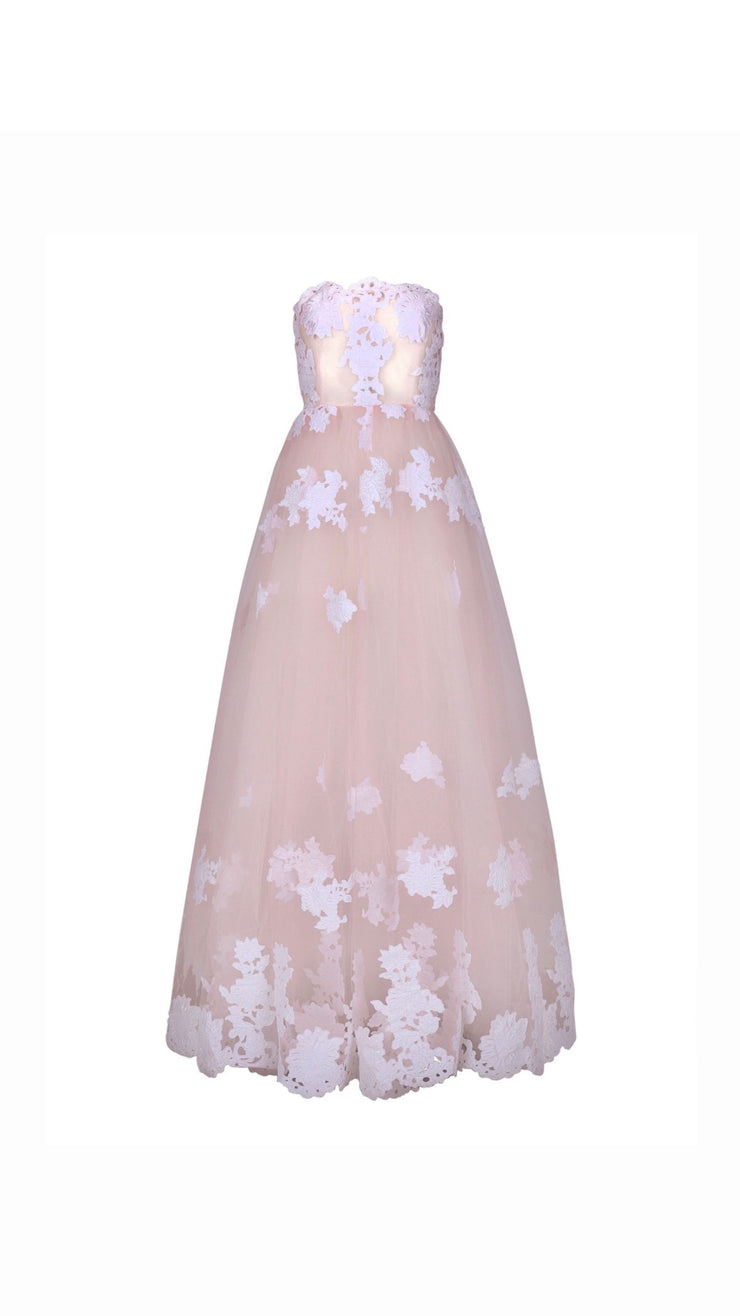 ROSE TULLE GOWN - Lurelly