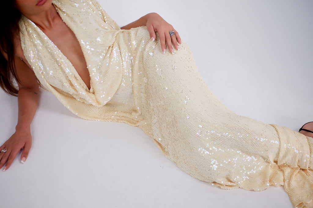 SOLEIL SEQUIN GOWN