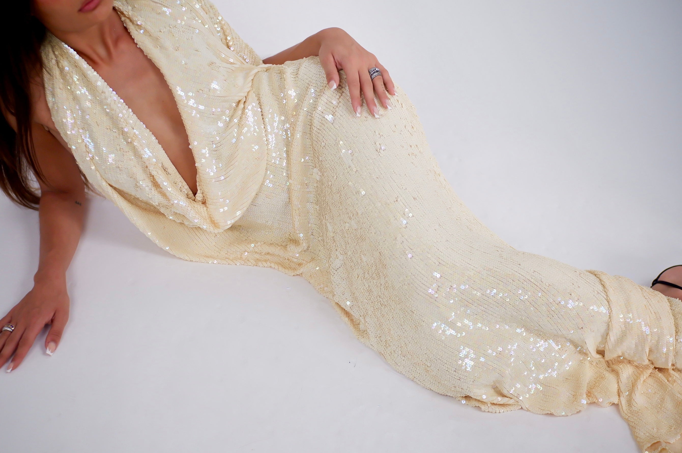 SOLEIL SEQUIN GOWN