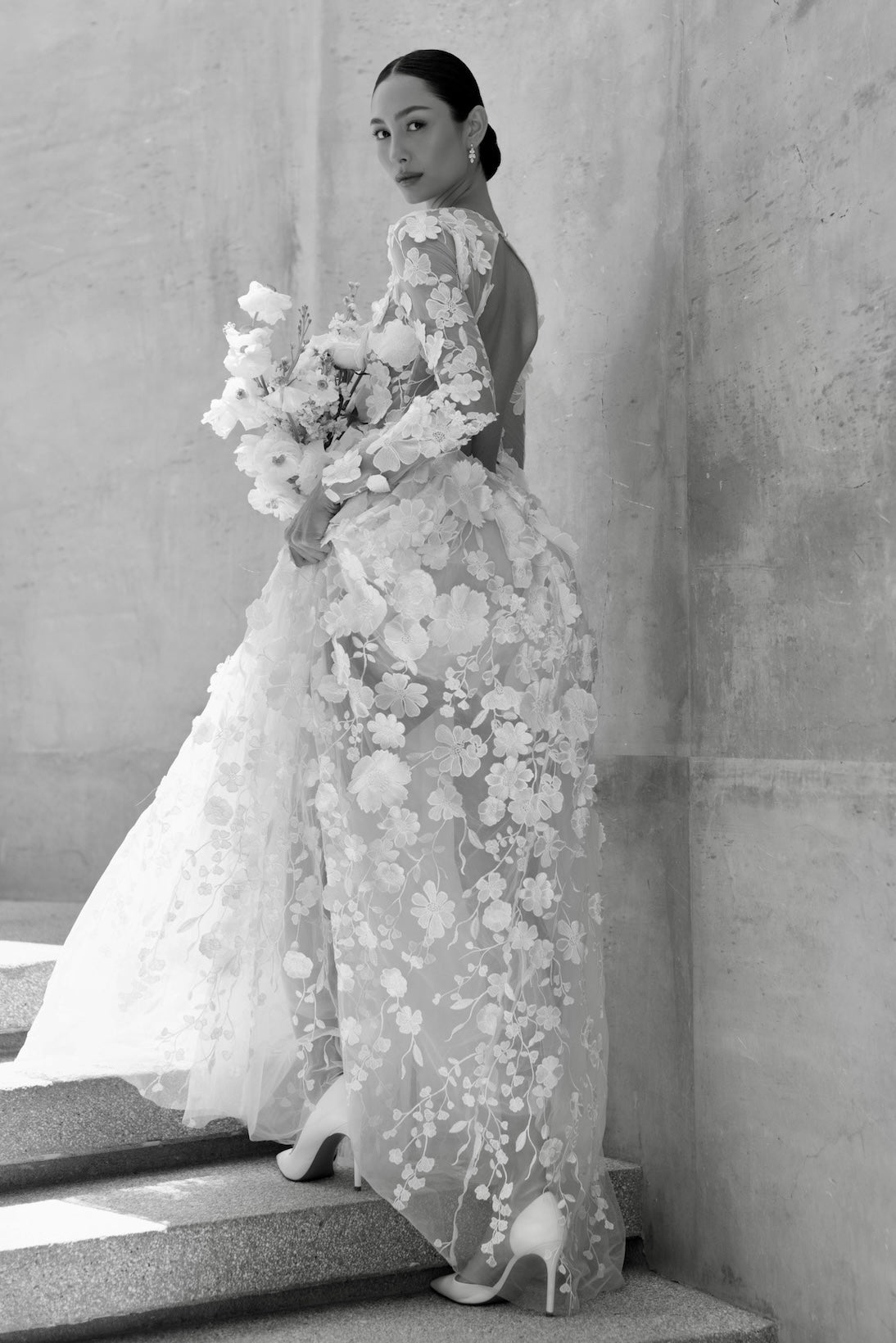 TUSCANY FLORAL GOWN SAMPLE