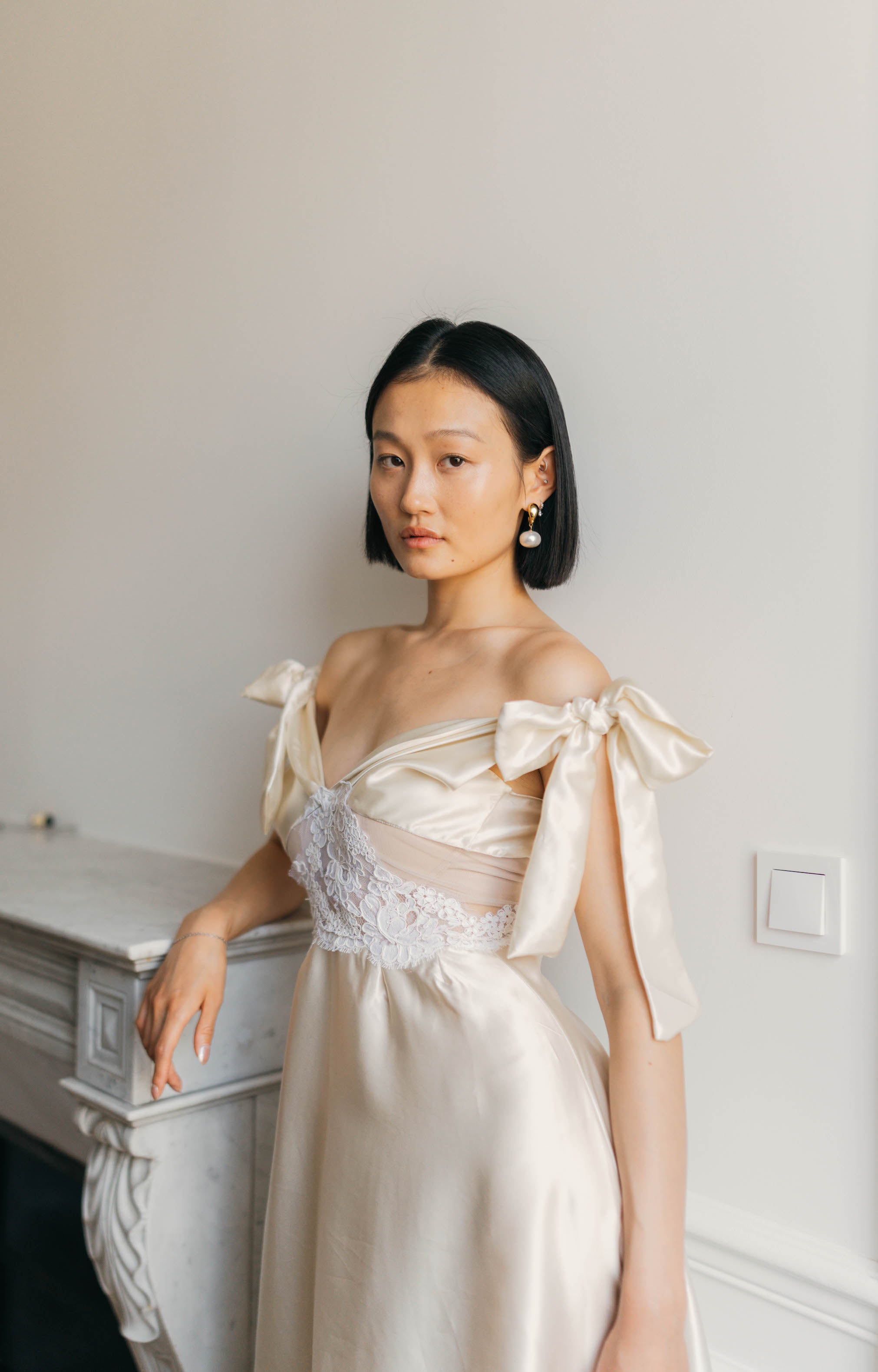ROSE SILK DRESS