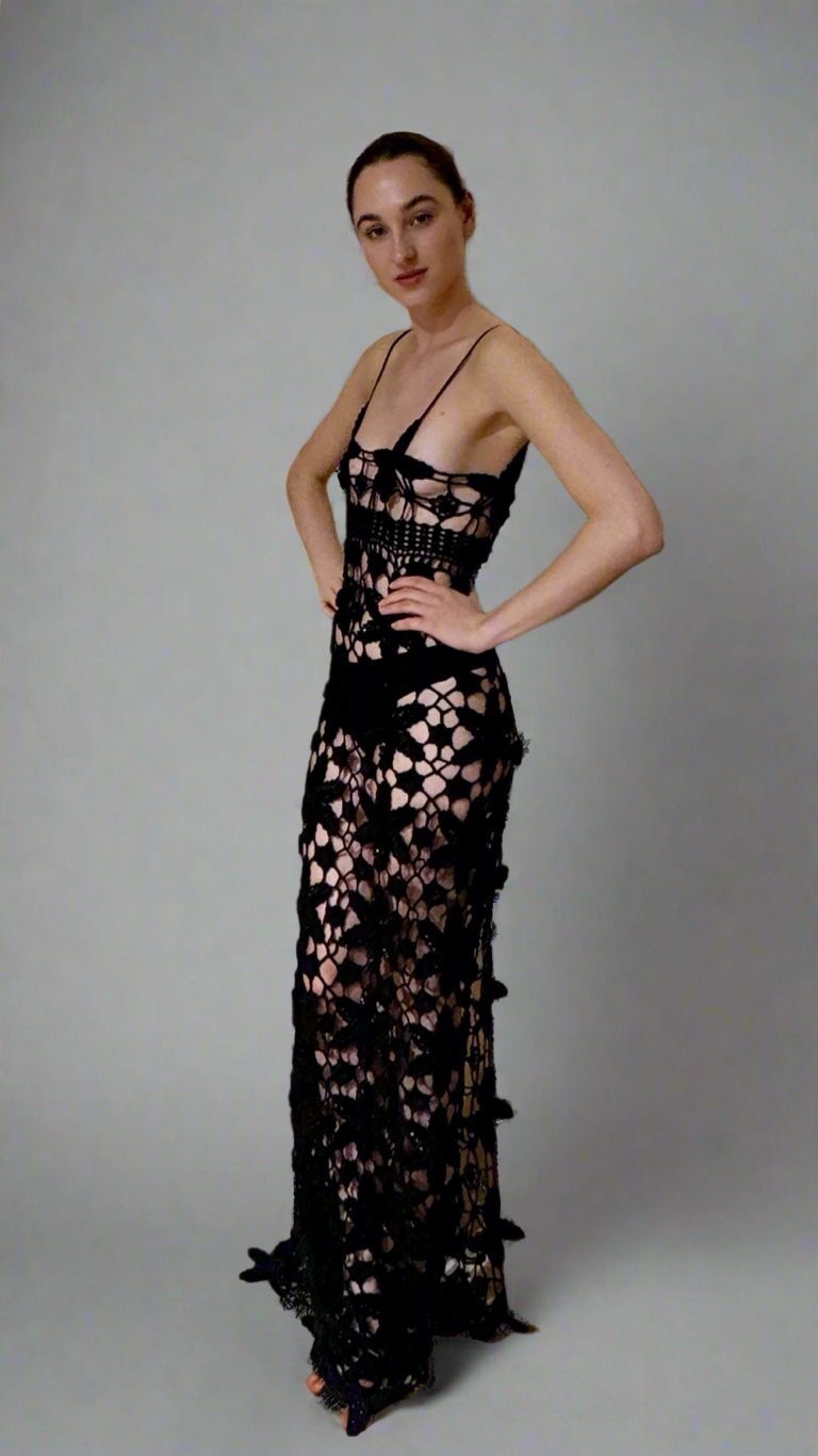 STARLIGHT CROCHET GOWN
