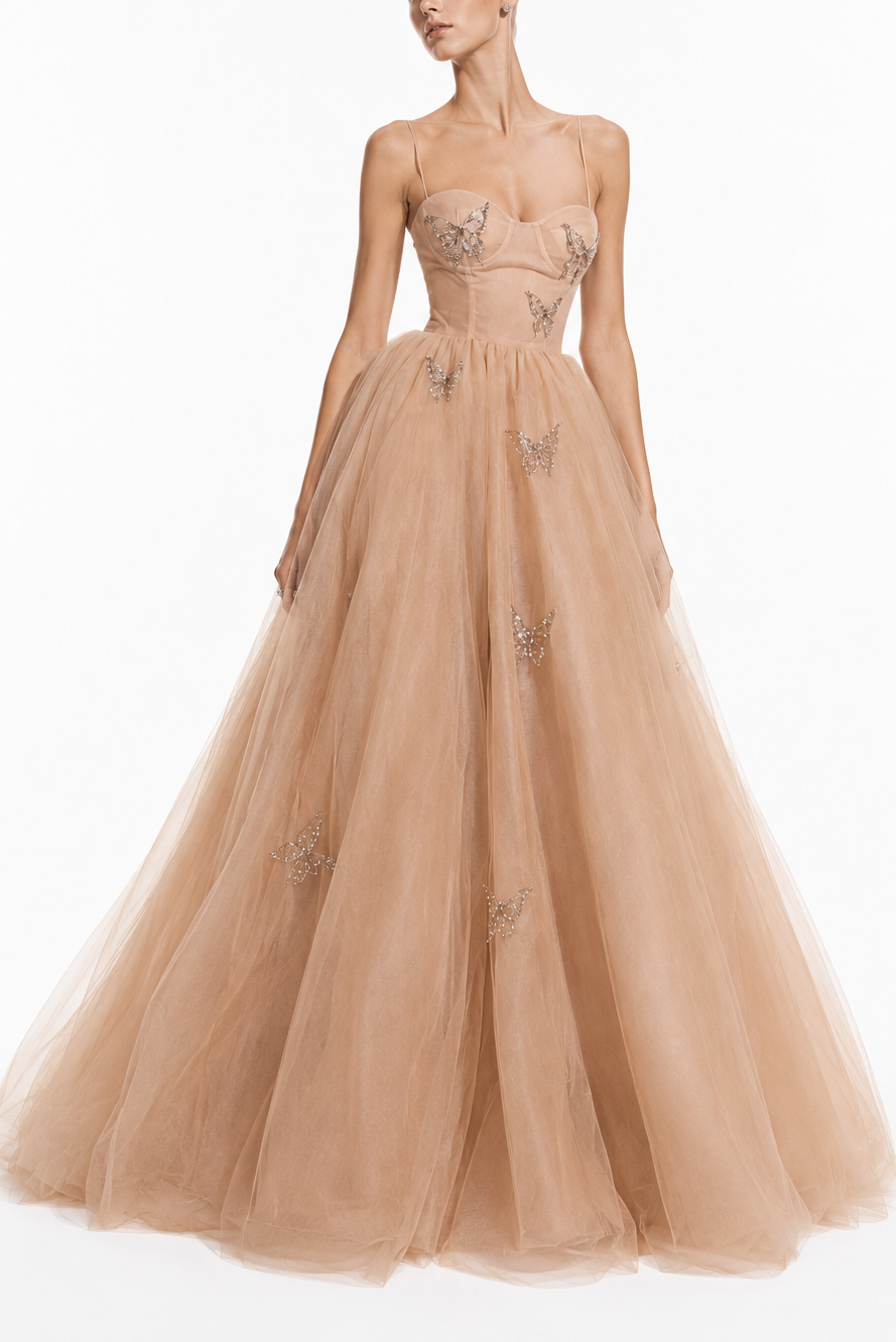 PAPILLON TULLE GOWN