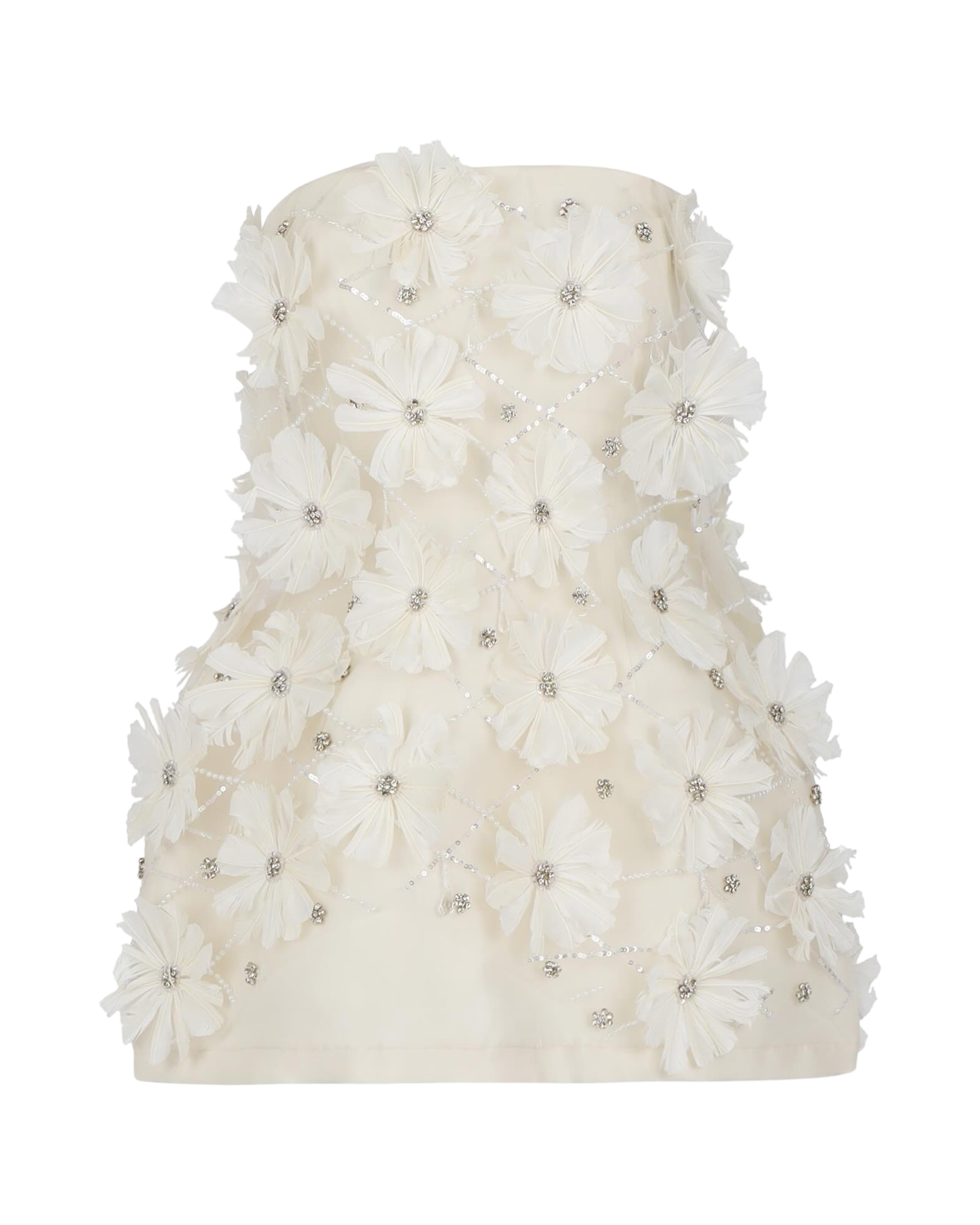 CÔTE FEATHER DRESS