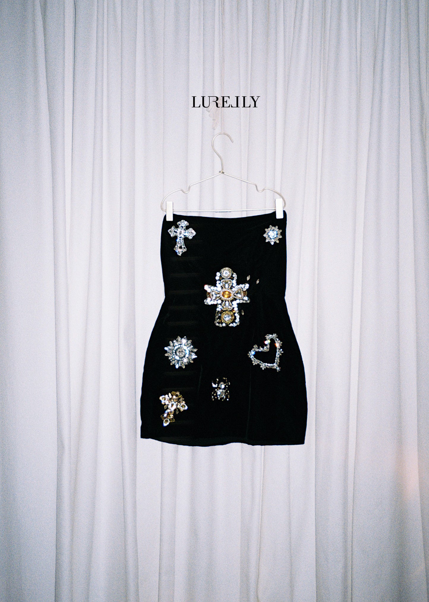 LETO EMBELLISHED DRESS