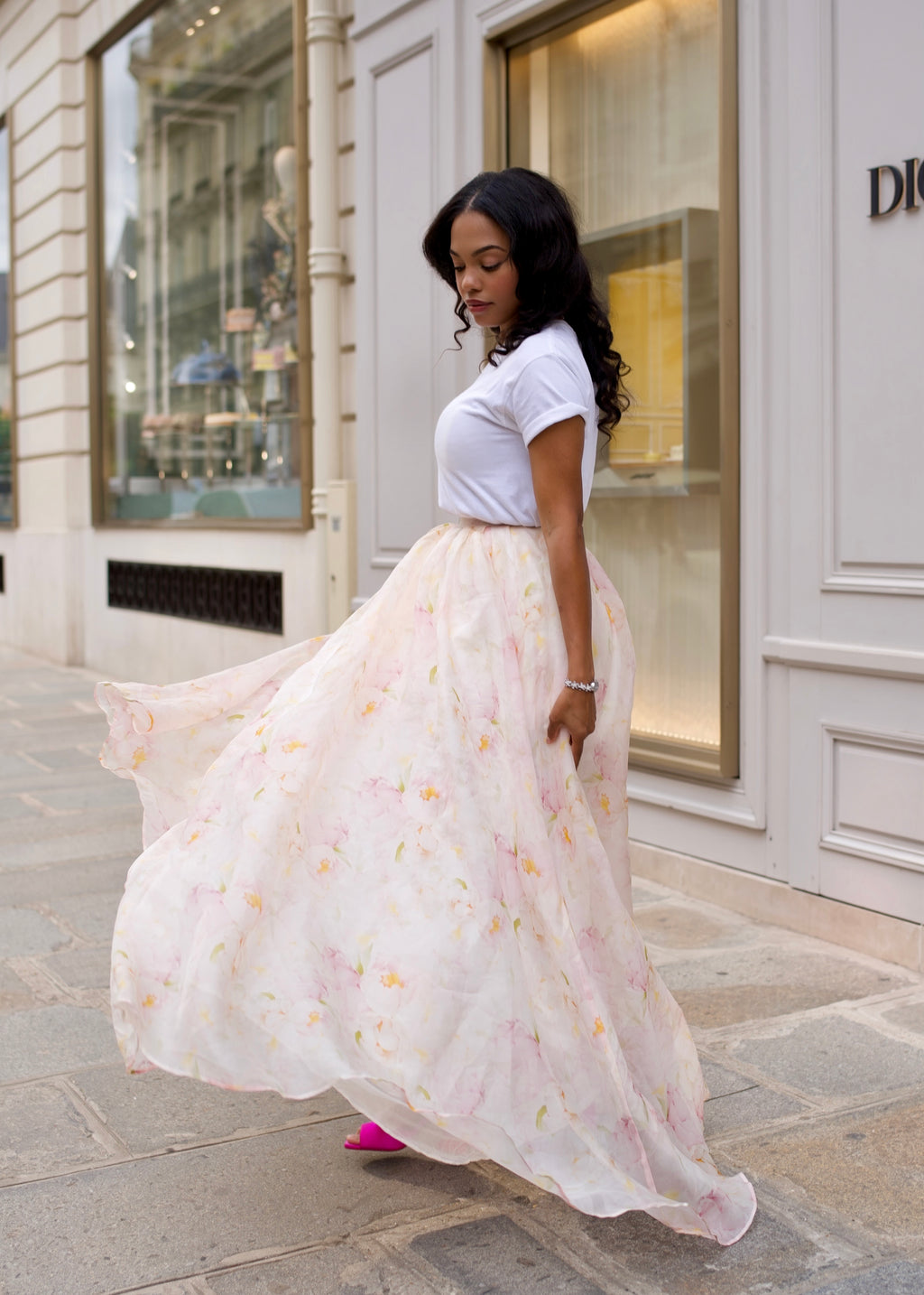 VENTEUX SILK SKIRT