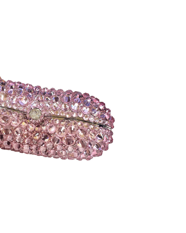 LOVE CRYSTAL CLUTCH (ROSE PINK) - Lurelly