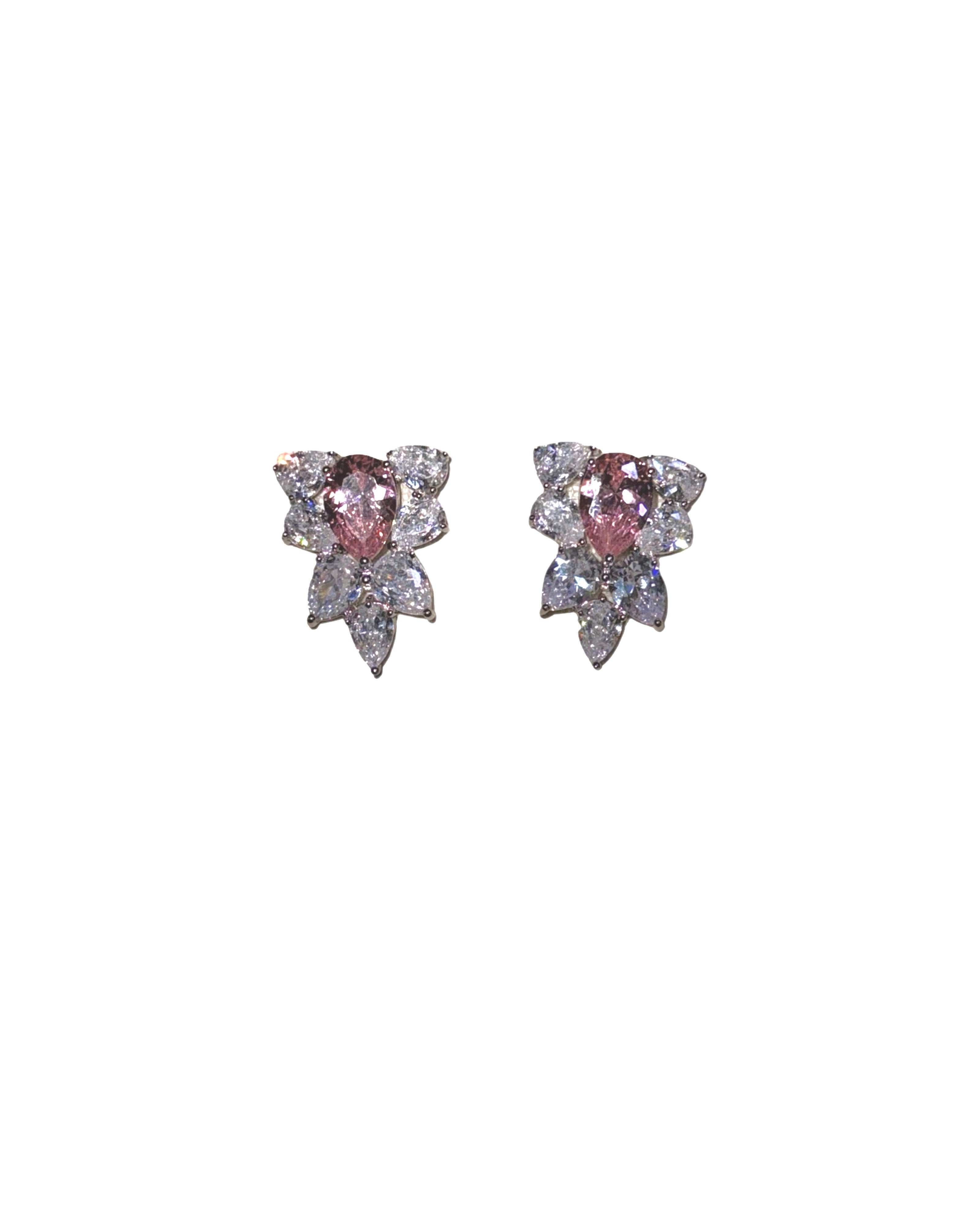 ROSE EARRINGS - SILVER - Lurelly