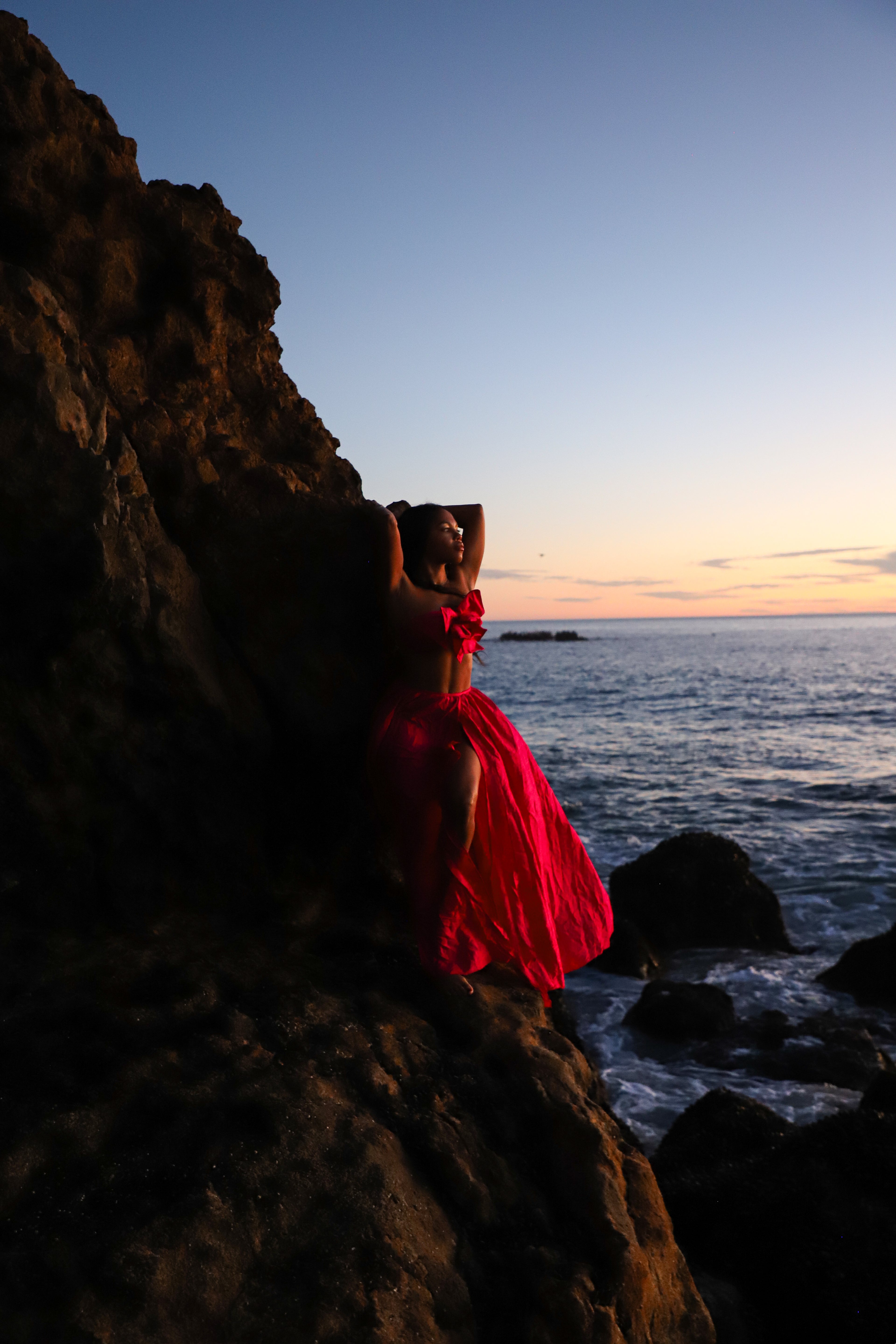 BEAU TAFFETA SILK TOP