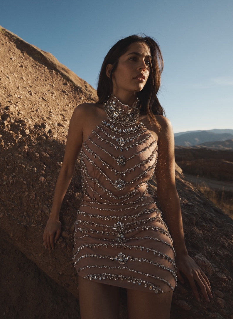 CLEOPATRA JEWELED DRESS