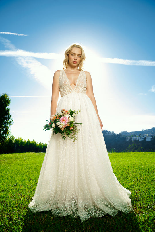 SHIMMER BRIDAL GOWN SALE