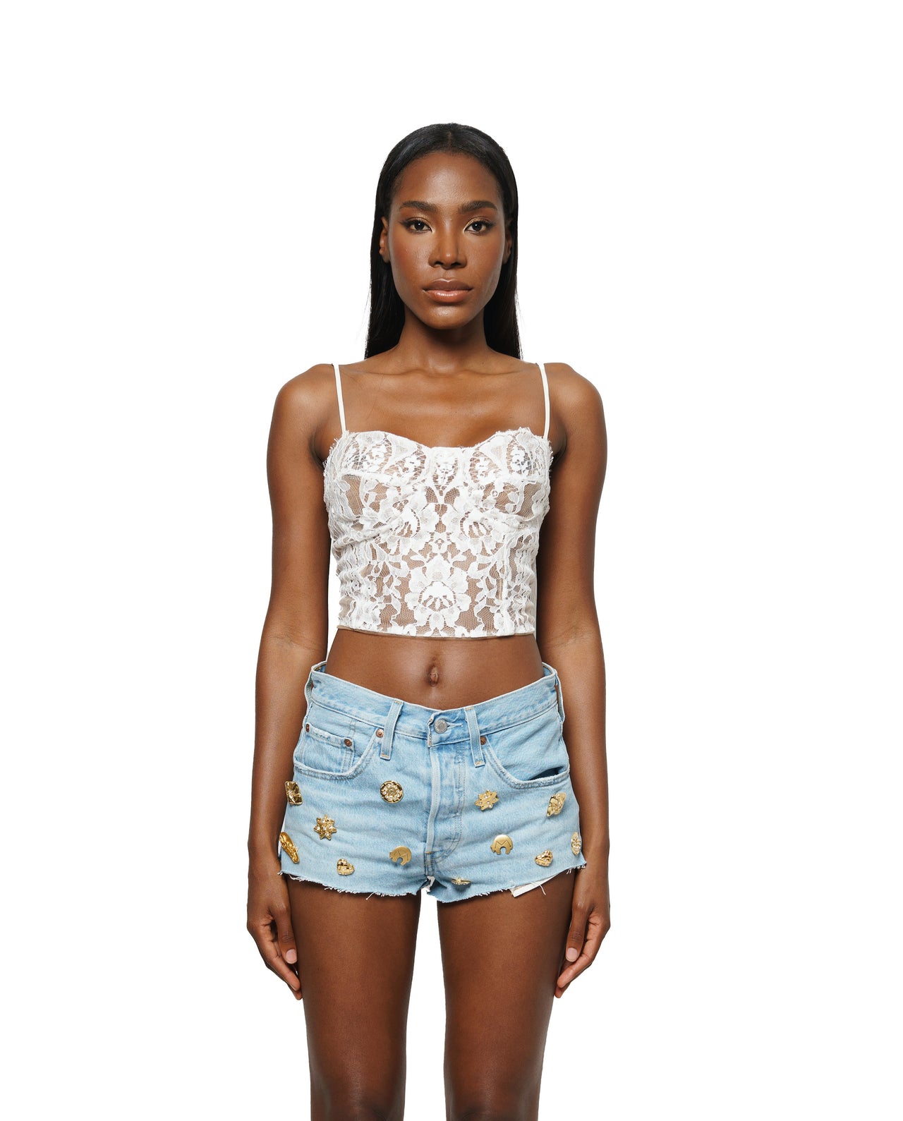 FRENCH LACE BODYSUIT - Lurelly